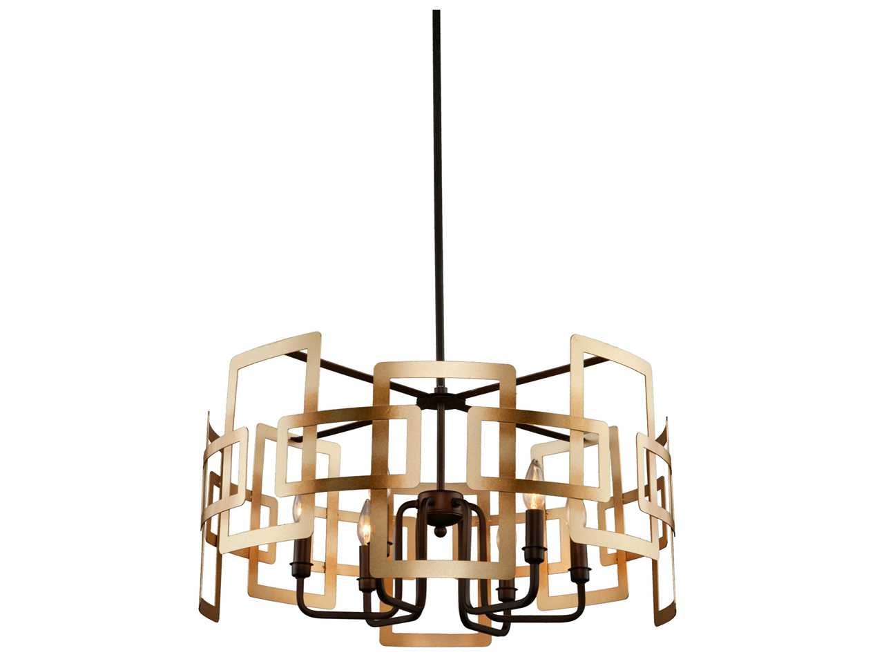 Artcraft Lighting Burlington Bronze EightLight 26'' Wide Chandelier