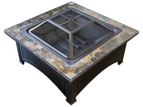 AZ Patio Heaters 36'' Slate Top Wood Burning Firepit