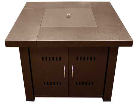 AZ Patio Heaters Propane Firepit Antique Bronze Finish