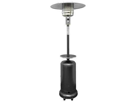AZ 87 Tall Steel Hammered Silver Outdoor Propane Heater