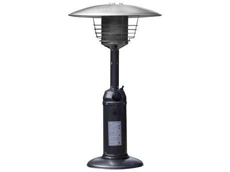 AZ 38 Portable Table Top Steel Silver Hammered Propane Heater