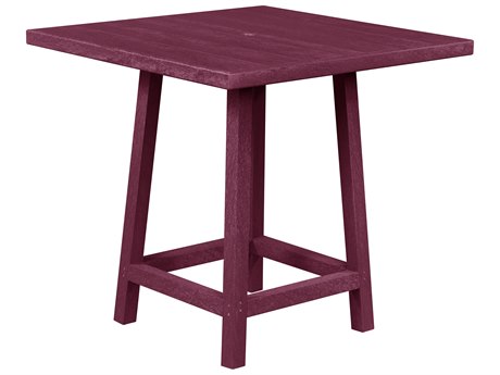 Captiva Casual Recycled Plastic 40 Square Bar Height Table
