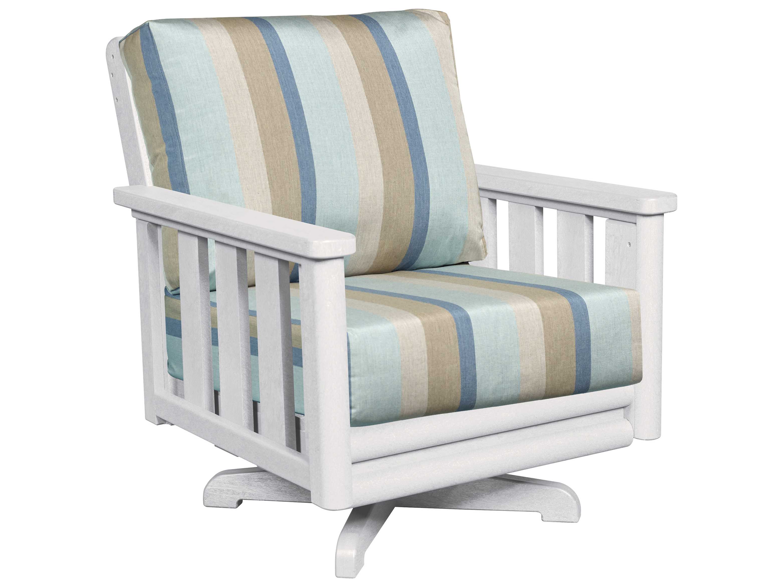 C.R. Plastic Stratford Recycled Plastic Deep Swivel Chair Frame DSF144