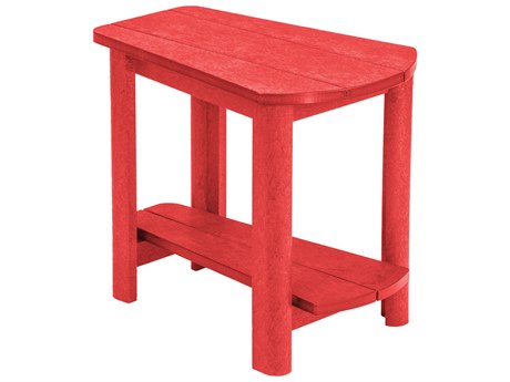 C.R. Plastic Generation Recycled Plastic 25''W x 16''D Addy Side Table
