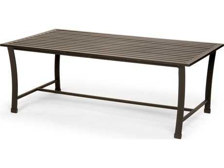 Caluco San Michelle Aluminum 44 x 24 Rectangular Metal Coffee Table