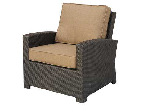 Darlee Outdoor Living Vienna Wicker Espresso Club Chair