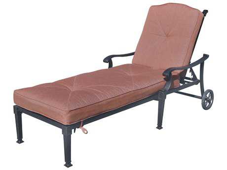 Darlee Outdoor Living Charleston Cast Aluminum Antique Bronze Chaise Lounge