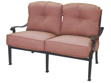 Darlee Outdoor Living Charleston Cast Aluminum Antique Bronze Loveseat