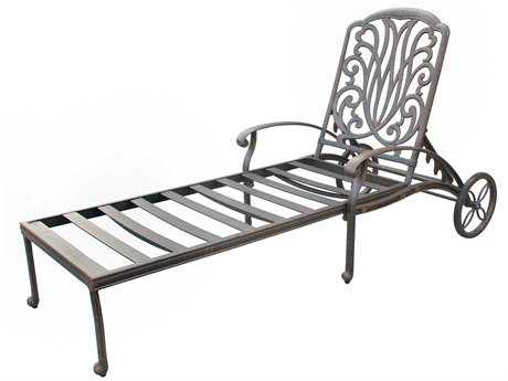 Darlee Outdoor Living Elisabeth Replacement Chaise Lounge Seat and Back Cushion