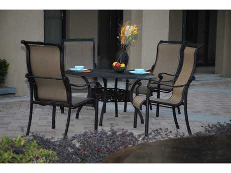 Darlee Outdoor Living Standard Monterey Casual Cast Aluminum Dining Set