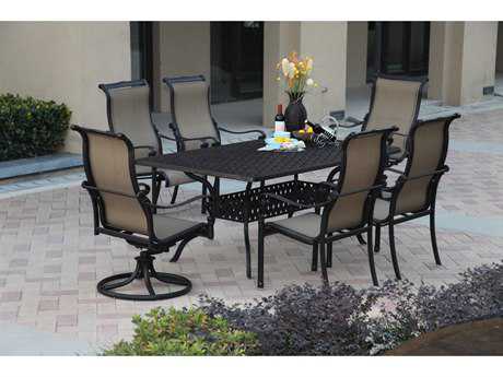 Darlee Outdoor Living Standard Monterey Cast Aluminum Dining Set