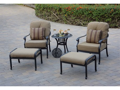 Darlee Outdoor Living Santa Anita Antique Bronze Cast Aluminum Lounge