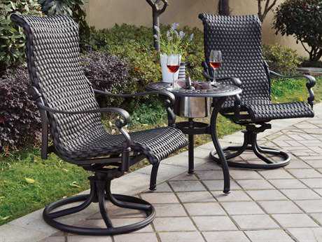 Darlee Outdoor Living Standard Victoria Wicker Lounge Set