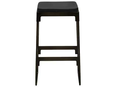 Driade Mingx Steel Cushion Low Stool In Black