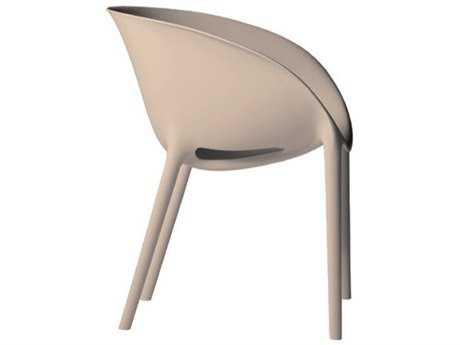 Driade Soft Egg Polypropylene Monobloc Stackable Armchair in Carnation (Sold in Four)