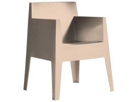 Driade Toy Polypropylene Monobloc Stackable Armchair in Carnation (Sold in Four)