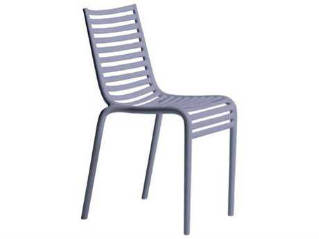 Driade Pip-e Polypropylene Monobloc Stackable Chair in Lavender Grey