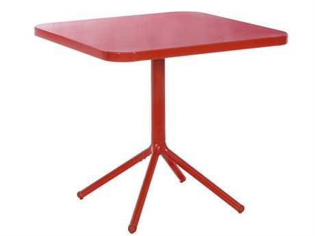 EMU Grace Aluminum 32 Square Tilt Top Nesting Table