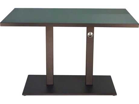 EMU Lock Steel 48 x 32 Rectangular Dining Table