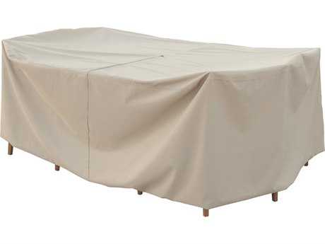Treasure Garden Small Oval/Rectangle Table & Chairs Cover with Umbrella Hole