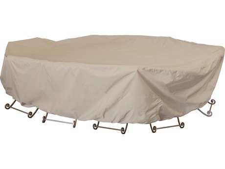 Treasure Garden 72” Square Table & Chairs Cover with Umbrella Hole