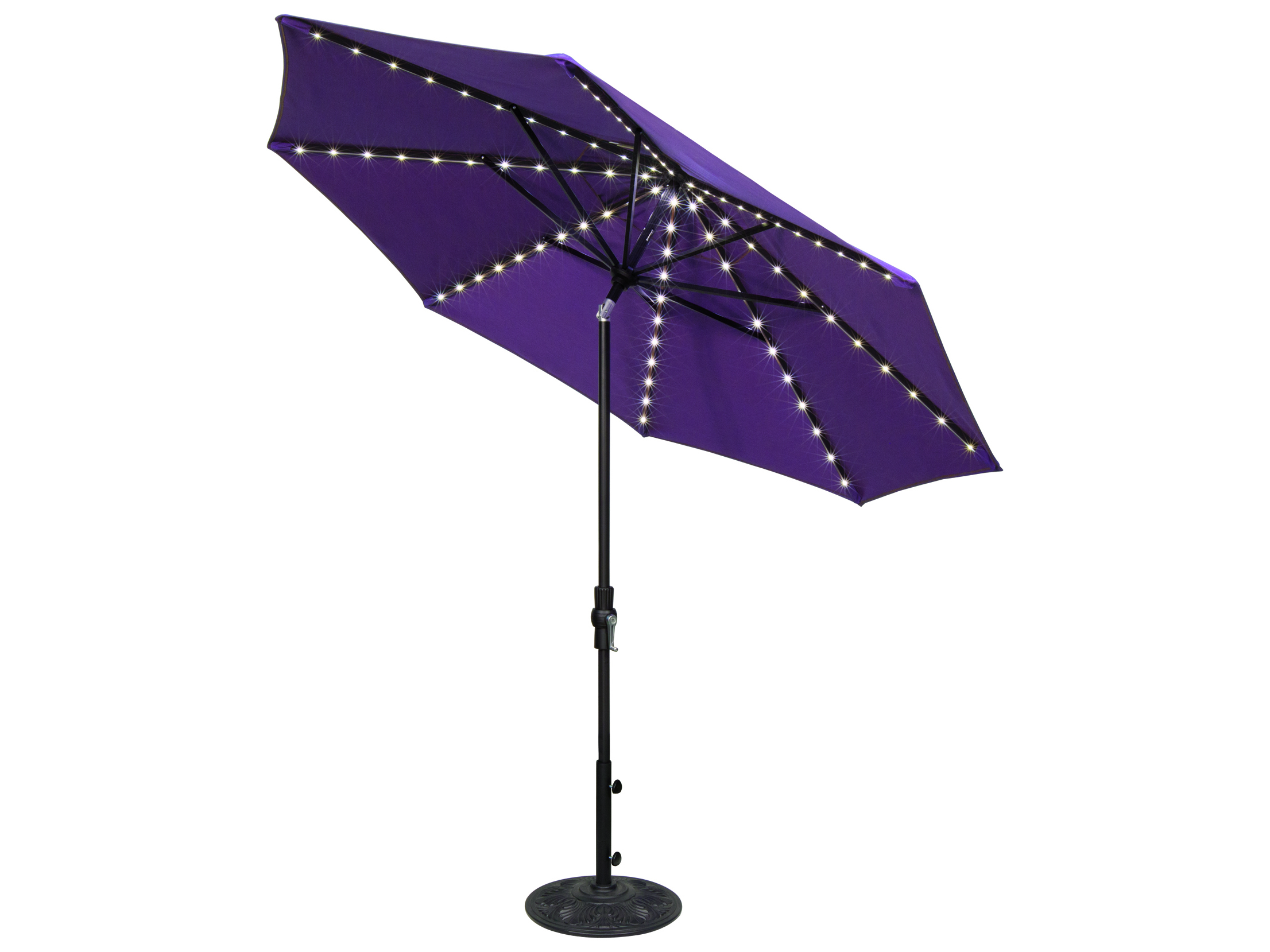 Treasure Garden Market Aluminum 9 Foot Collar Tilt Crank Lift Treasure Garden Market Aluminum 9 Foot Collar Tilt Crank Lift Starlight Umbrella Um800sl