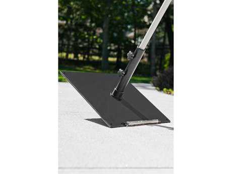 Frankford Steel Plate Umbrella Base with Wheels