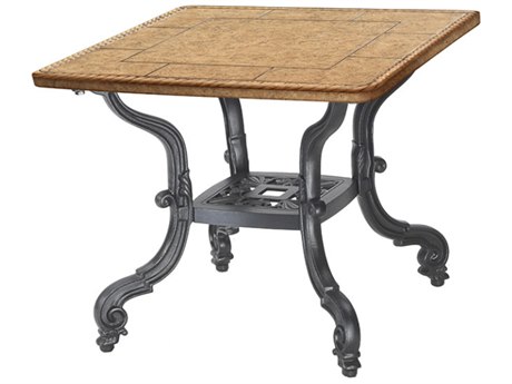 GenSun Florence Cast Aluminum 24 Square End Table Base