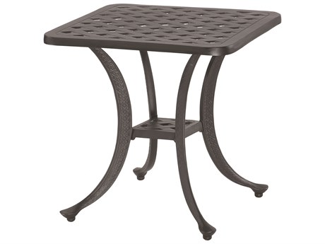 GenSun Coordinate Cast Aluminum 21 Square End Table End Table