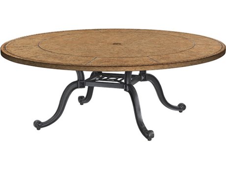 GenSun Grand Terrace Cast Aluminum 48 Round Chat Table Base