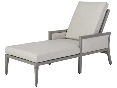 GenSun Drake Upholstered Aluminum Chaise Lounge
