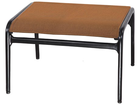 GenSun Phoenix Padded Sling Aluminum Ottoman (Sold in 2)