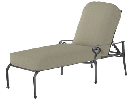 GenSun Verona & Grand Cast Aluminum Cushion Chaise Lounge