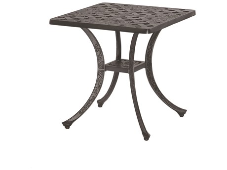 GenSun Verona Cast Aluminum 21 Square End Table