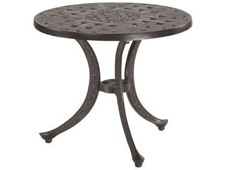 GenSun Verona Cast Aluminum 21 Round End Table