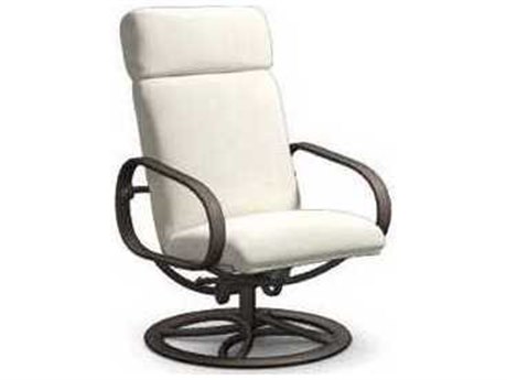Homecrest Holly Hill Cushion Aluminum Reclining Swivel Rocker
