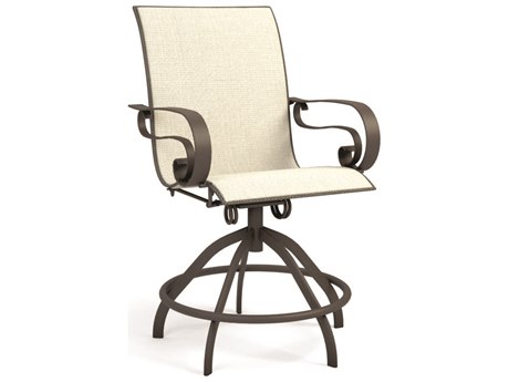 Homecrest Emory Aluminum Swivel Rocker Balcony Stool