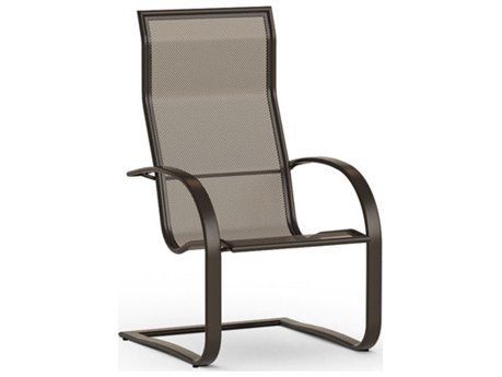 Homecrest Lana Sling Aluminum Spring Base Dining Chair Mesh