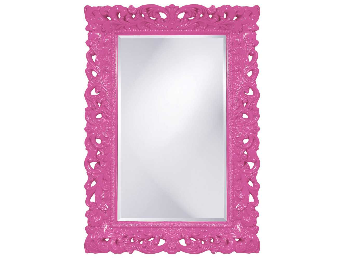Howard Elliott Barcelona 32 x 46 Hot Pink Wall Mirror 2020HP
