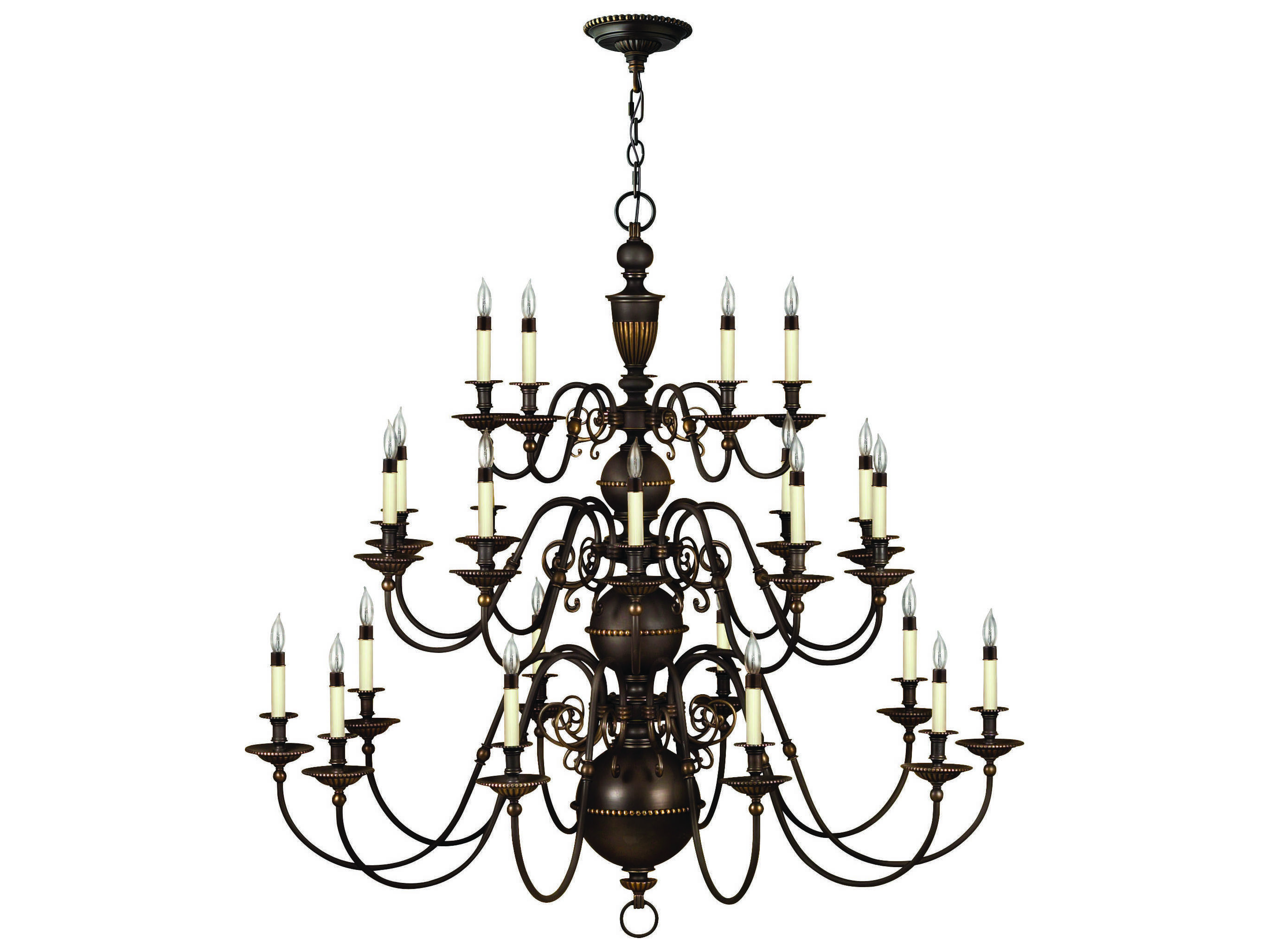 Hinkley Lighting Cambridge Olde Bronze 25Light 48.5 Wide Grand