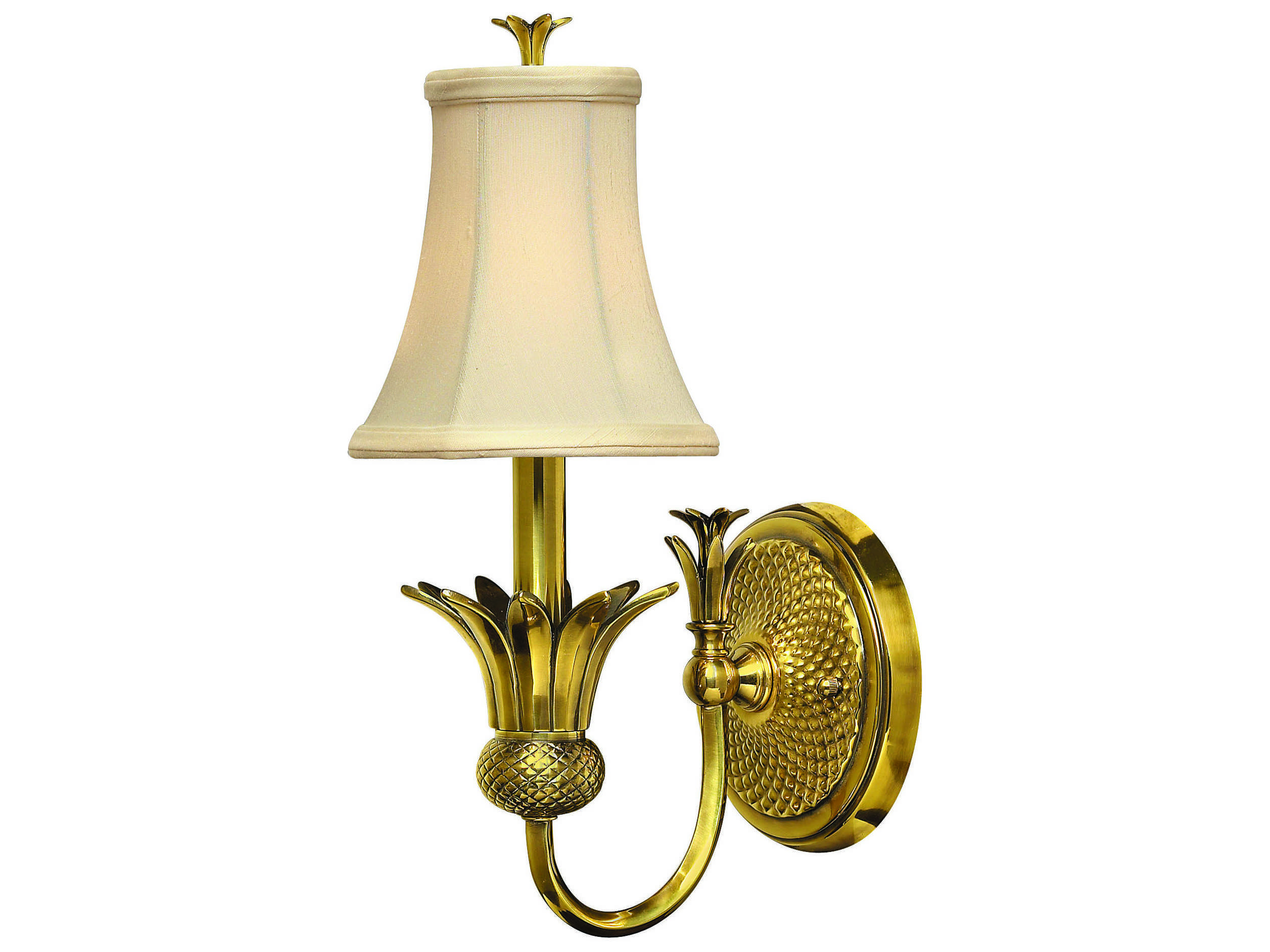 Hinkley Lighting Plantation Burnished Brass Wall Sconce 4880BB