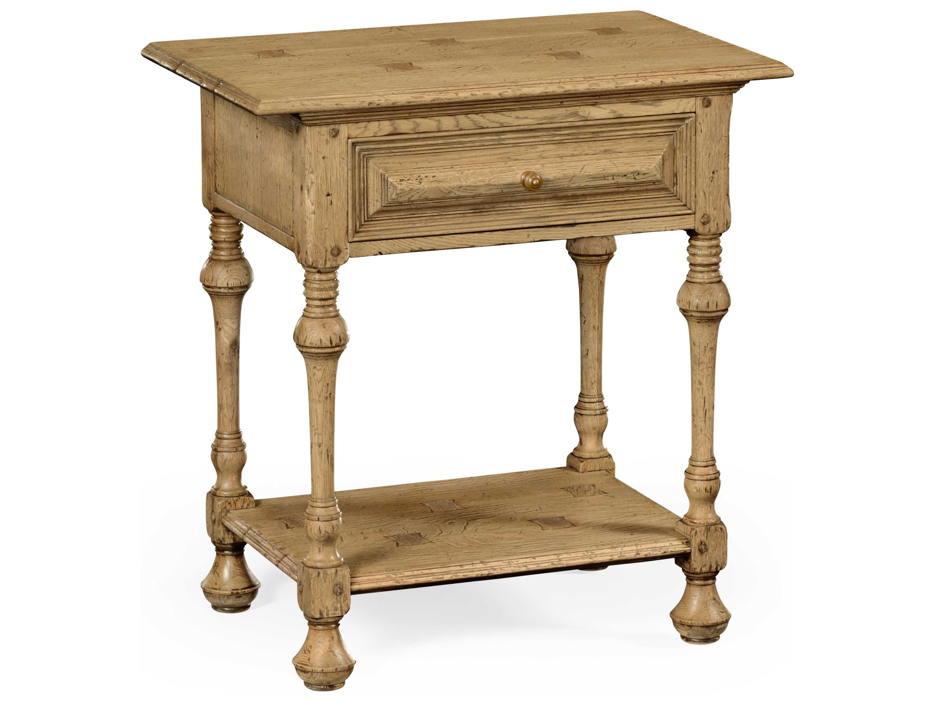 Jonathan Charles Natural Oak Light Natural Oak 28 x 18 Rectangular End