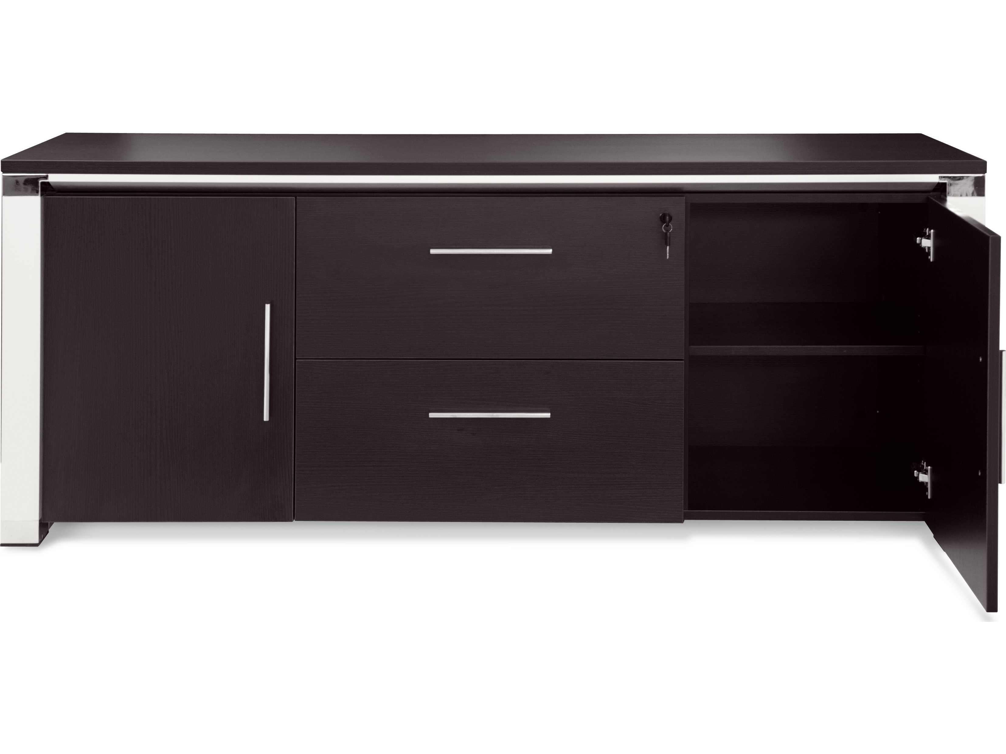 Jesper Office 500 Collection Espresso Credenza File 5869ESP