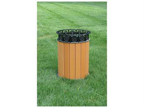 Frog Furnishings Receptacles Recycled Plastic 12 Gallon Jamestown