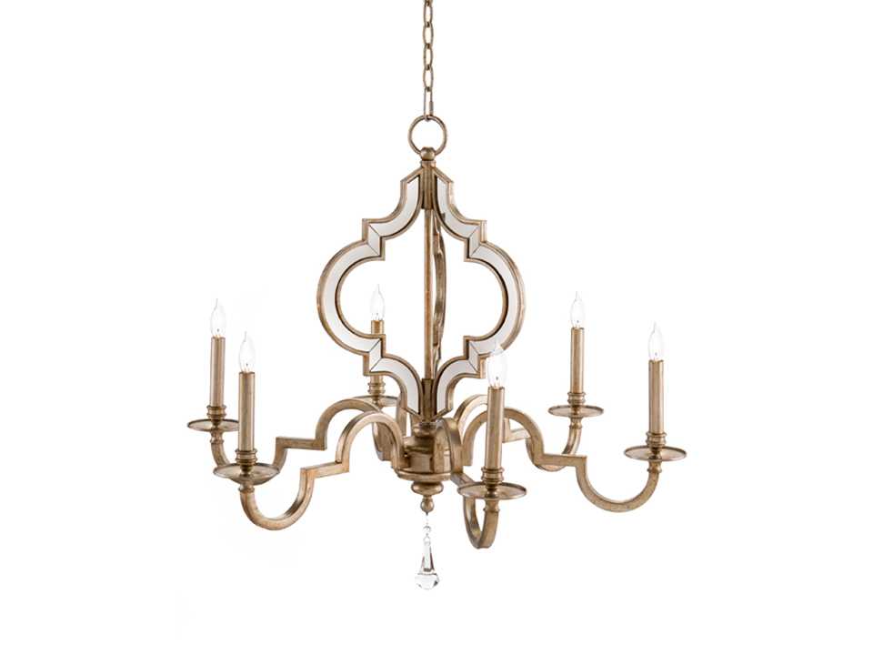 John Richard Reflections SixLight 31'' Wide Chandelier AJC8787