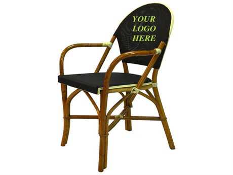 Jaavan Cafe Teak Mesh Dining Chair with or w/o LOGO