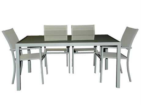 Jaavan Pure Sling Aluminum Dining Set