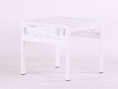 Koverton Parkview Knest Cast Aluminum 27''W x 25''D Rectangular Side Table