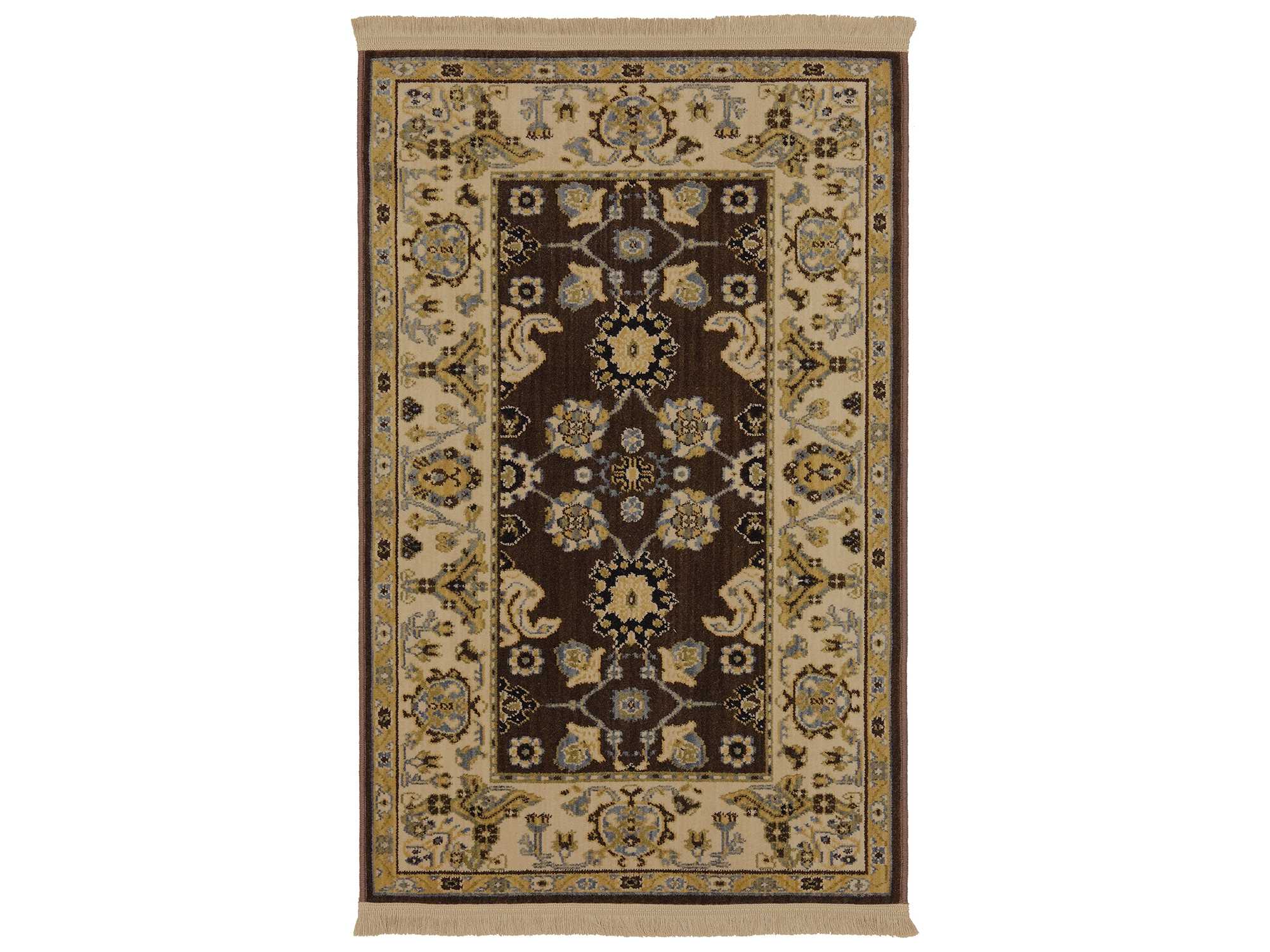 Karastan Rugs English Manor Stratford Rectangular Mahogany Area Rug