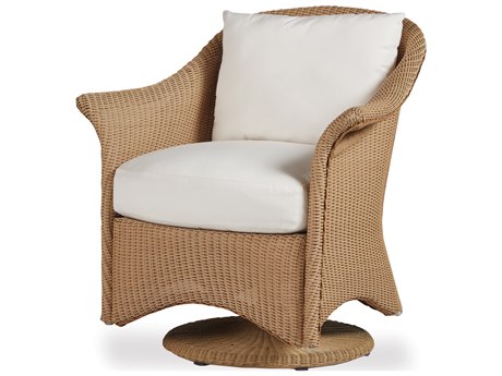 Lloyd Flanders Generations Wicker Swivel Rocker Dining Chair